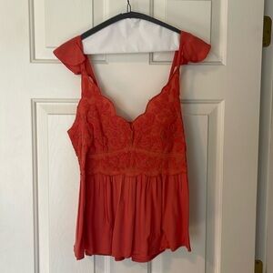 Shyanne- Babydoll Top Rust S:L